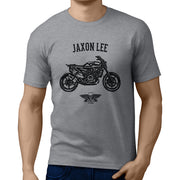 Jaxon Lee Illustration For A Husqvarna Svartpilen 701 Motorbike Fan T-shirt