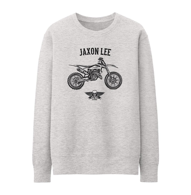 Jaxon Lee Illustration For A Husqvarna TC 125 Motorbike Fan Jumper