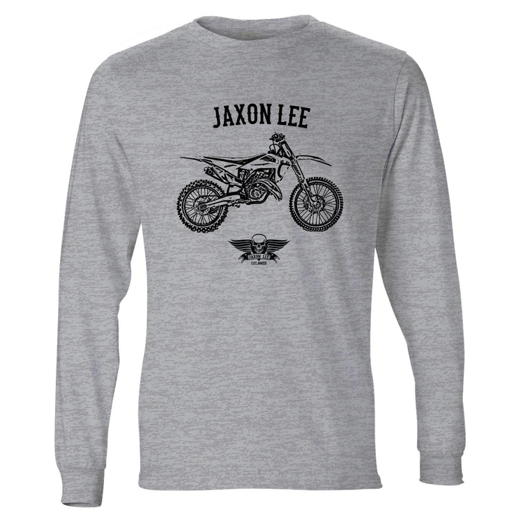 Jaxon Lee Illustration For A Husqvarna TC 125 Motorbike Fan LS-Tshirt