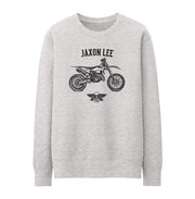 Jaxon Lee Illustration For A Husqvarna TX 300i Motorbike Fan Jumper