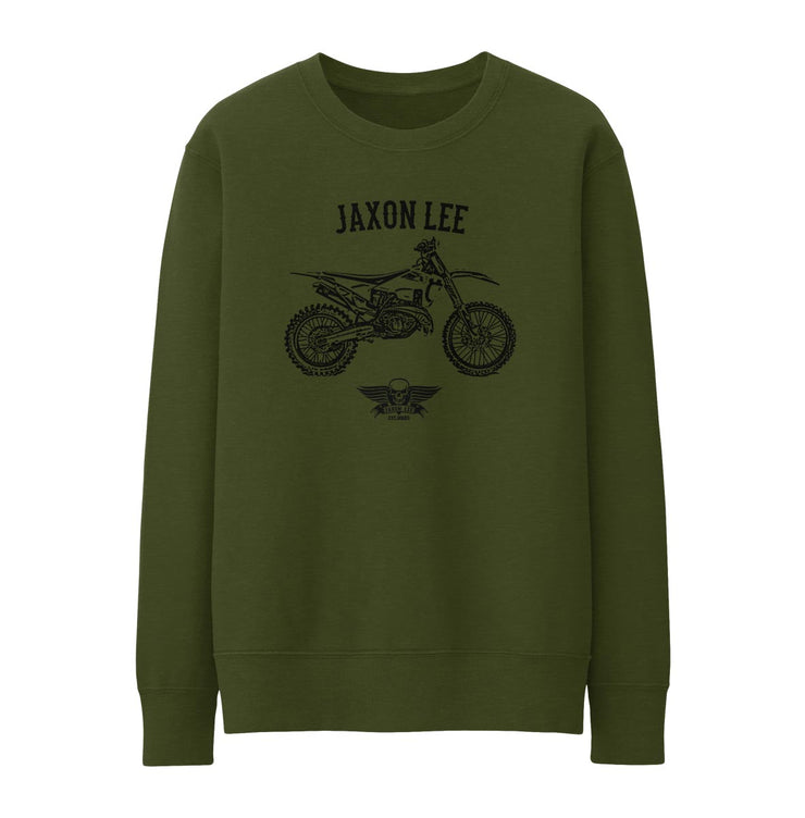 Jaxon Lee Illustration For A Husqvarna TX 300i Motorbike Fan Jumper