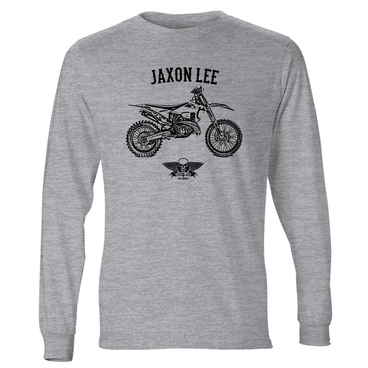 Jaxon Lee Illustration For A Husqvarna TX 300i Motorbike Fan LS-Tshirt