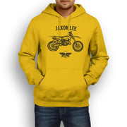 Jaxon Lee Illustration For A Husqvarna TX 300i Motorbike Fan Hoodie