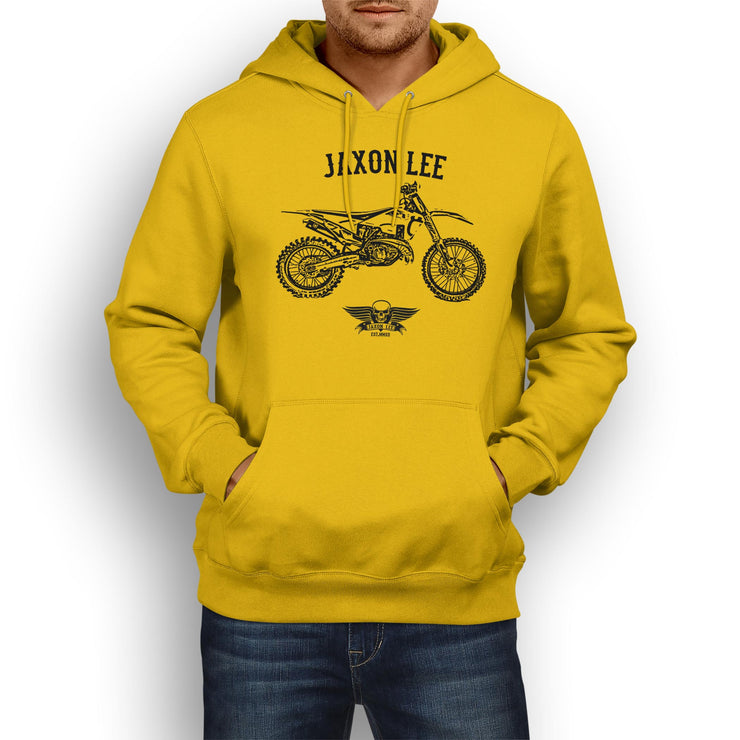 Jaxon Lee Illustration For A Husqvarna TX 300i Motorbike Fan Hoodie