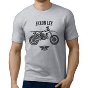 Jaxon Lee Illustration For A Husqvarna TX 300i Motorbike Fan T-shirt