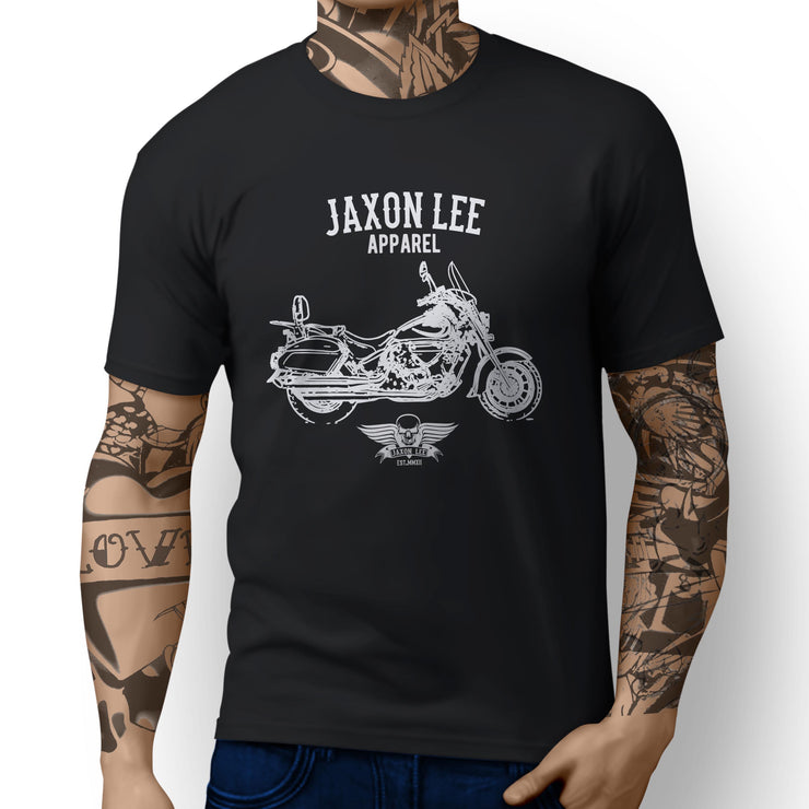 Jaxon Lee Illustration For A Hyosung ST7 Deluxe Motorbike Fan T-shirt
