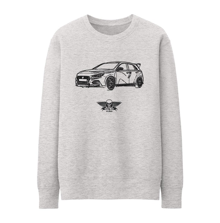 Jaxon Lee Illustration For A Hyundai i30N Performance Motorcar Fan Jumper