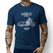 Jaxon Lee Illustration For A Indian Chief Classic Motorbike Fan T-shirt