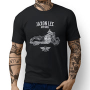 Jaxon Lee Illustration For A Indian Chief Classic Motorbike Fan T-shirt