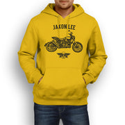 Jaxon Lee Illustration For A Indian FTR 1200 Motorbike Fan Hoodie