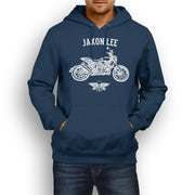 Jaxon Lee Illustration For A Indian FTR 1200 Motorbike Fan Hoodie