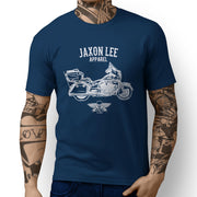 Jaxon Lee Illustration For A Indian Roadmaster Motorbike Fan T-shirt