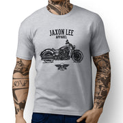 Jaxon Lee Illustration For A Indian Scout Motorbike Fan T-shirt