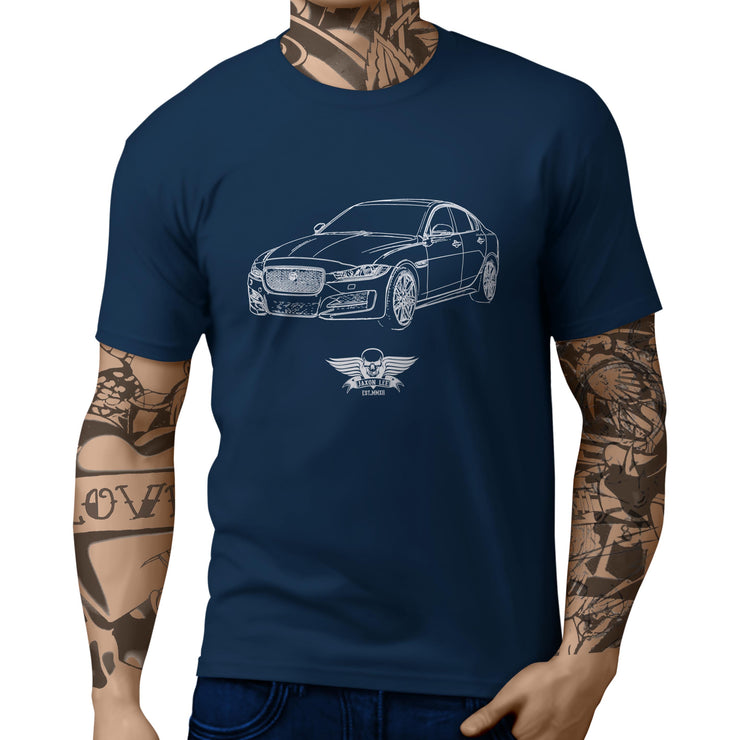 Jaxon Lee Illustration For A Jaguar XE R Sport Motorcar Fan T-shirt