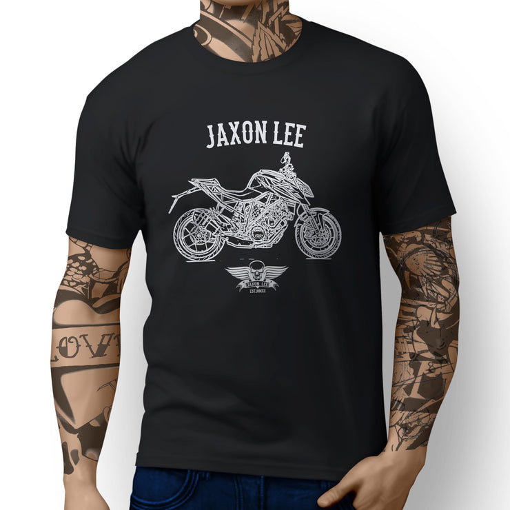 Jaxon Lee illustration for a KTM 1290 Super Duke R fan T-shirt