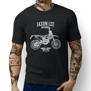 Jaxon Lee illustration for a KTM 250 EXC F fan T-shirt