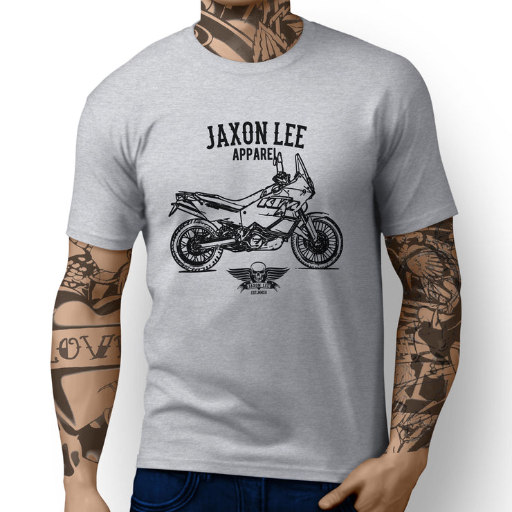 Jaxon Lee illustration for a KTM 990 Adventure fan T-shirt