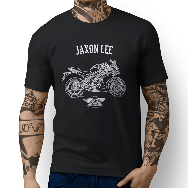 Jaxon Lee Illustration For A Kawasaki ER6F Motorbike Fan T-shirt