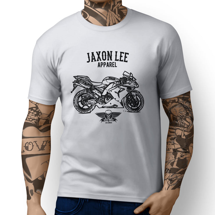 Jaxon Lee Illustration For A Kawasaki Ninja ZX10R 2007 Motorbike Fan T-shirt