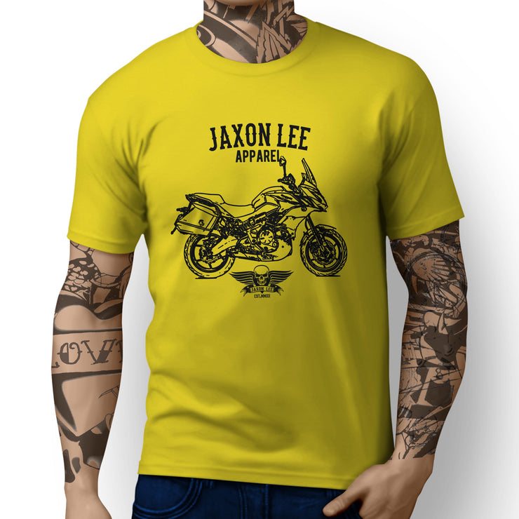 Jaxon Lee Illustration For A Kawasaki Versys 650 LT Motorbike Fan T-shirt