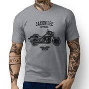 Jaxon Lee Illustration For A Kawasaki Vulcan 900 Motorbike Fan T-shirt