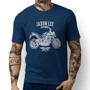 Jaxon Lee Illustration For A Kawasaki Z750 Motorbike Fan T-shirt
