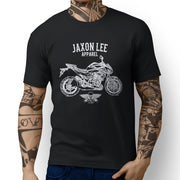 Jaxon Lee Illustration For A Kawasaki Z800 Motorbike Fan T-shirt