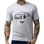 Jaxon Lee Illustration For A Lambo Aventador S Roadster Motorcar Fan T-shirt