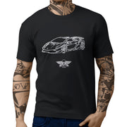 Jaxon Lee Illustration For A Lambo Sesto Elemento Motorcar Fan T-shirt