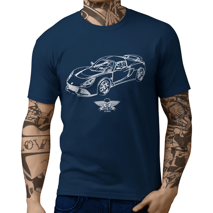 Jaxon Lee Illustration For A Lotus Exige Motorcar Fan T-shirt