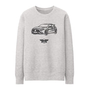 Jaxon Lee Illustration For A Mercedes Benz AMG A35 Motorcar Fan Jumper