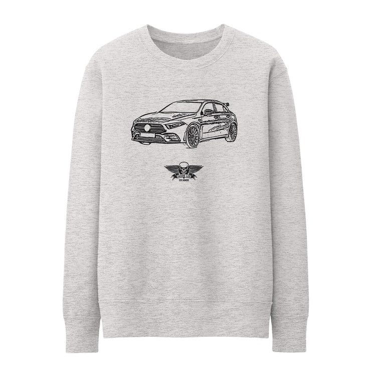 Jaxon Lee Illustration For A Mercedes Benz AMG A35 Motorcar Fan Jumper