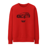 Jaxon Lee Illustration For A Mercedes Benz AMG A35 Motorcar Fan Jumper