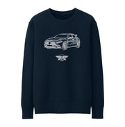 Jaxon Lee Illustration For A Mercedes Benz AMG A35 Motorcar Fan Jumper