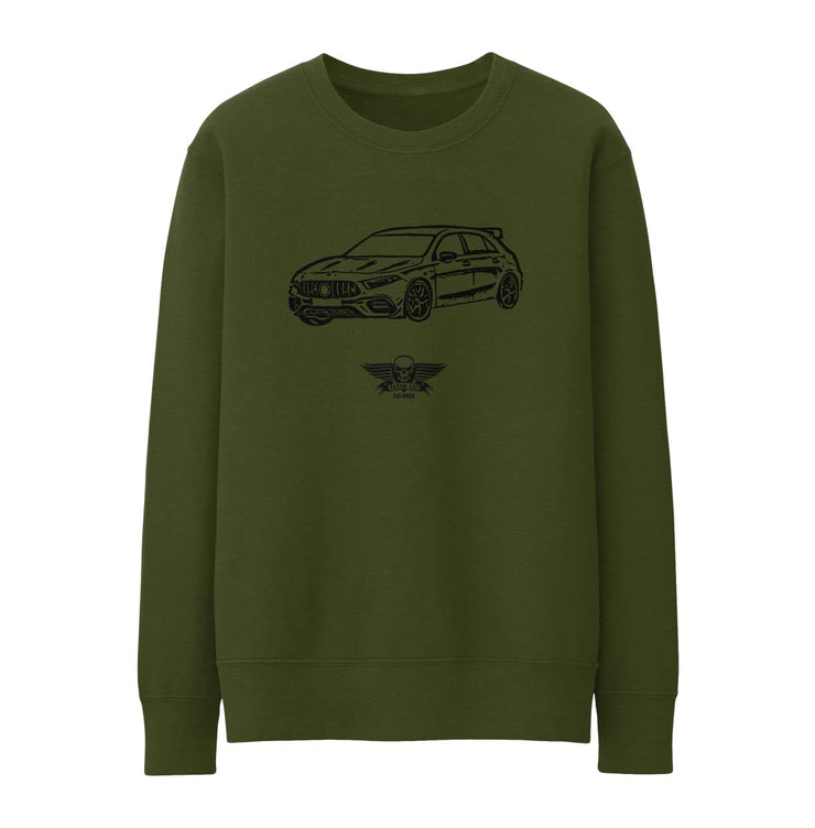 Jaxon Lee Illustration For A Mercedes Benz AMG A45 S Motorcar Fan Jumper