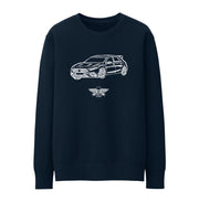 Jaxon Lee Illustration For A Mercedes Benz AMG A45 S Motorcar Fan Jumper