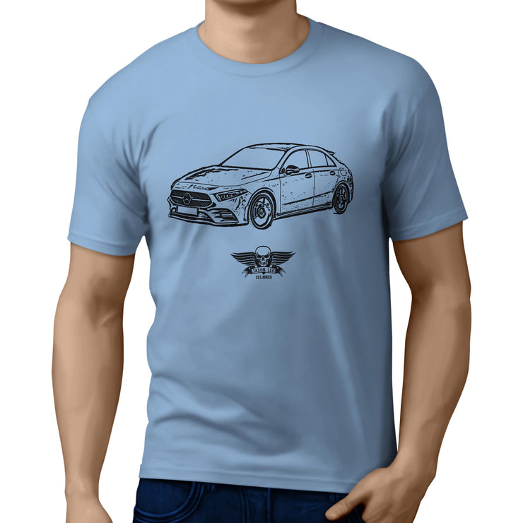 Jaxon Lee Illustration For A Mercedes Benz A Class Motorcar Fan T-shirt