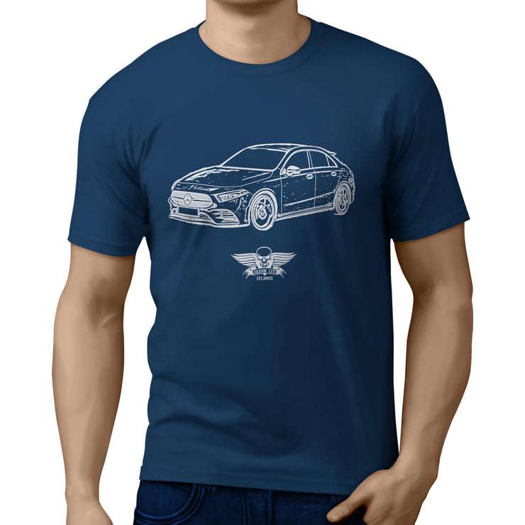Jaxon Lee Illustration For A Mercedes Benz A Class Motorcar Fan T-shirt