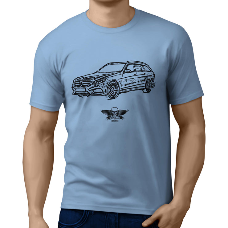 Jaxon Lee Illustration For A Mercedes Benz E Class Motorcar Fan T-shirt