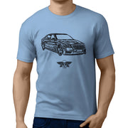 Jaxon Lee Illustration For A Mercedes Benz S Class Motorcar Fan T-shirt