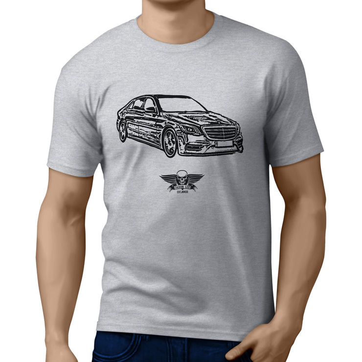 Jaxon Lee Illustration For A Mercedes Benz S Class Motorcar Fan T-shirt