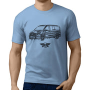 Jaxon Lee Illustration For A Mercedes Benz V Class Motorcar Fan T-shirt