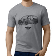 Jaxon Lee Illustration For A Mercedes Benz V Class Motorcar Fan T-shirt