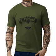 Jaxon Lee Illustration For A Morgan V6 Roadster Motorcar Fan T-shirt