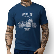 Jaxon Lee Moto Guzzi California 1400 Custom inspired Motorbike Art T-shirts - Jaxon lee
