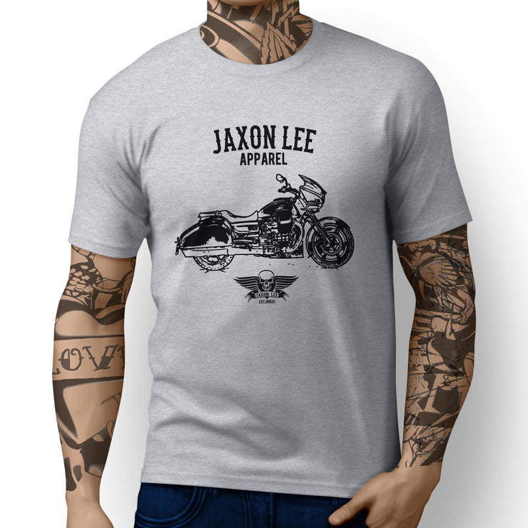 Jaxon Lee Moto Guzzi MGX21 Flying Fortress inspired Motorbike Art T-shirts - Jaxon lee