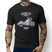 Jaxon Lee Moto Guzzi MGX21 Flying Fortress inspired Motorbike Art T-shirts - Jaxon lee