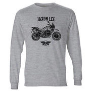 Jaxon Lee Illustration For A Moto Guzzi V85 TT Motorbike Fan LS-Tshirt