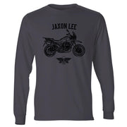 Jaxon Lee Illustration For A Moto Guzzi V85 TT Motorbike Fan LS-Tshirt