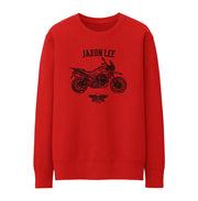 Jaxon Lee Illustration For A Moto Guzzi V85 TT Motorbike Fan Jumper